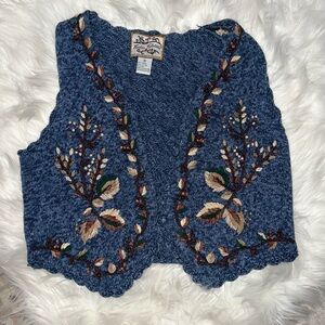 Vintage Heirloom Collectibles Knit Vest Medium